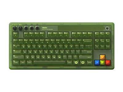 Retro 87 Mechanical Keyboard for Xbox